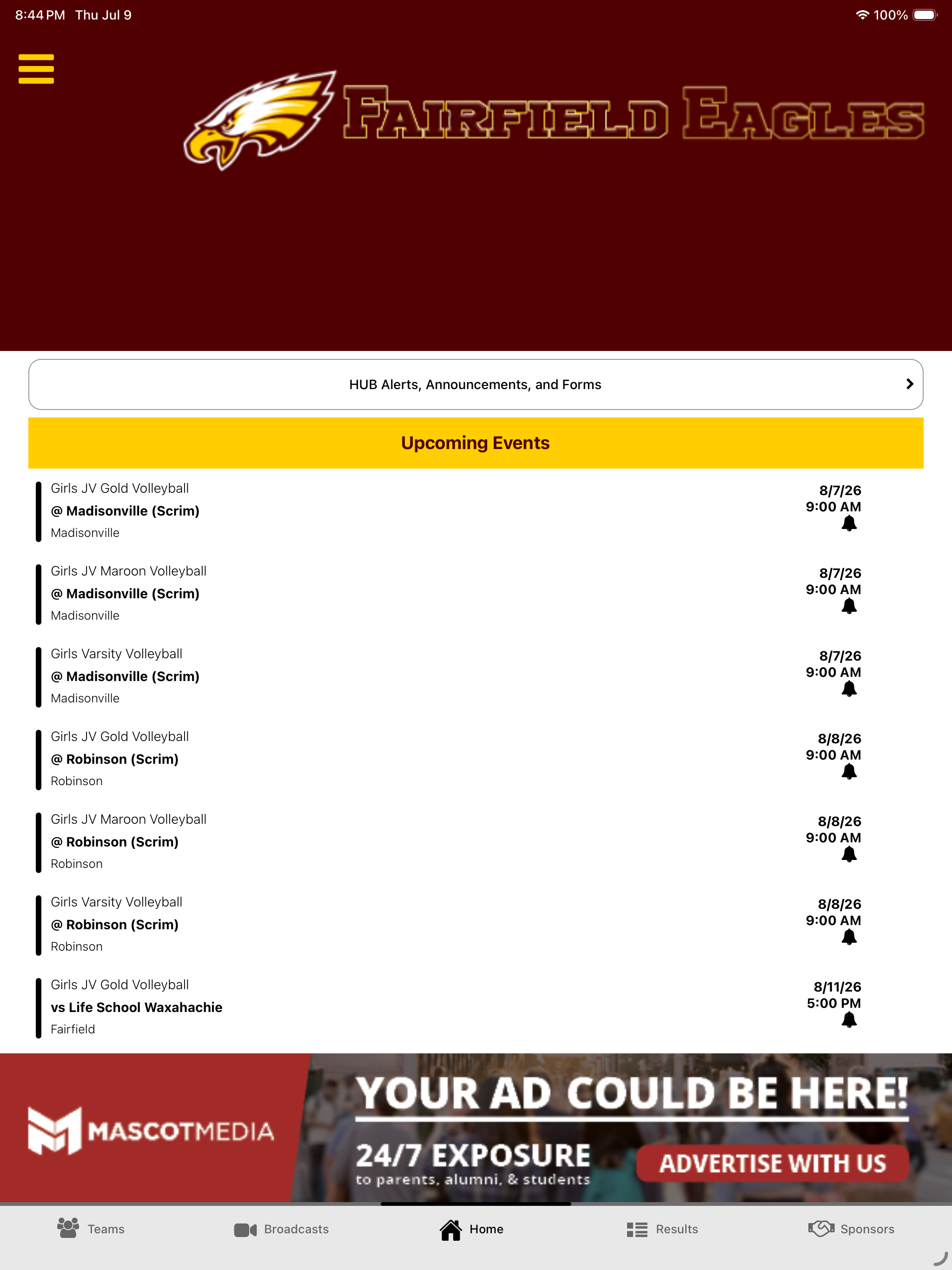 Fairfield Eagles Athletics screenshot 9