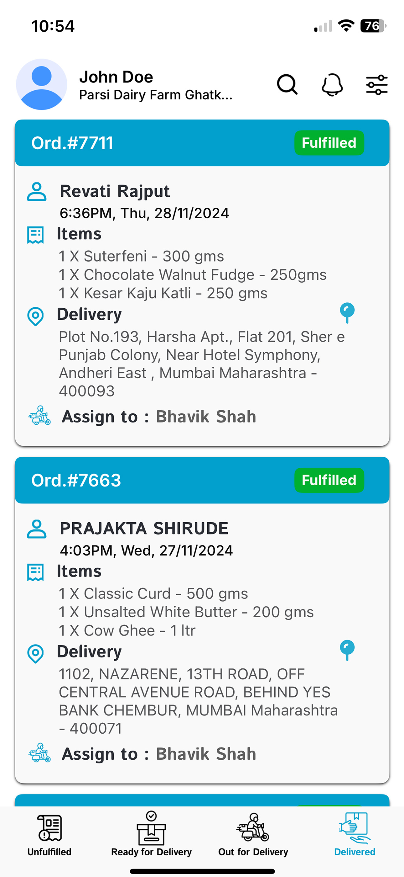 Delivery Manager App screenshot 5