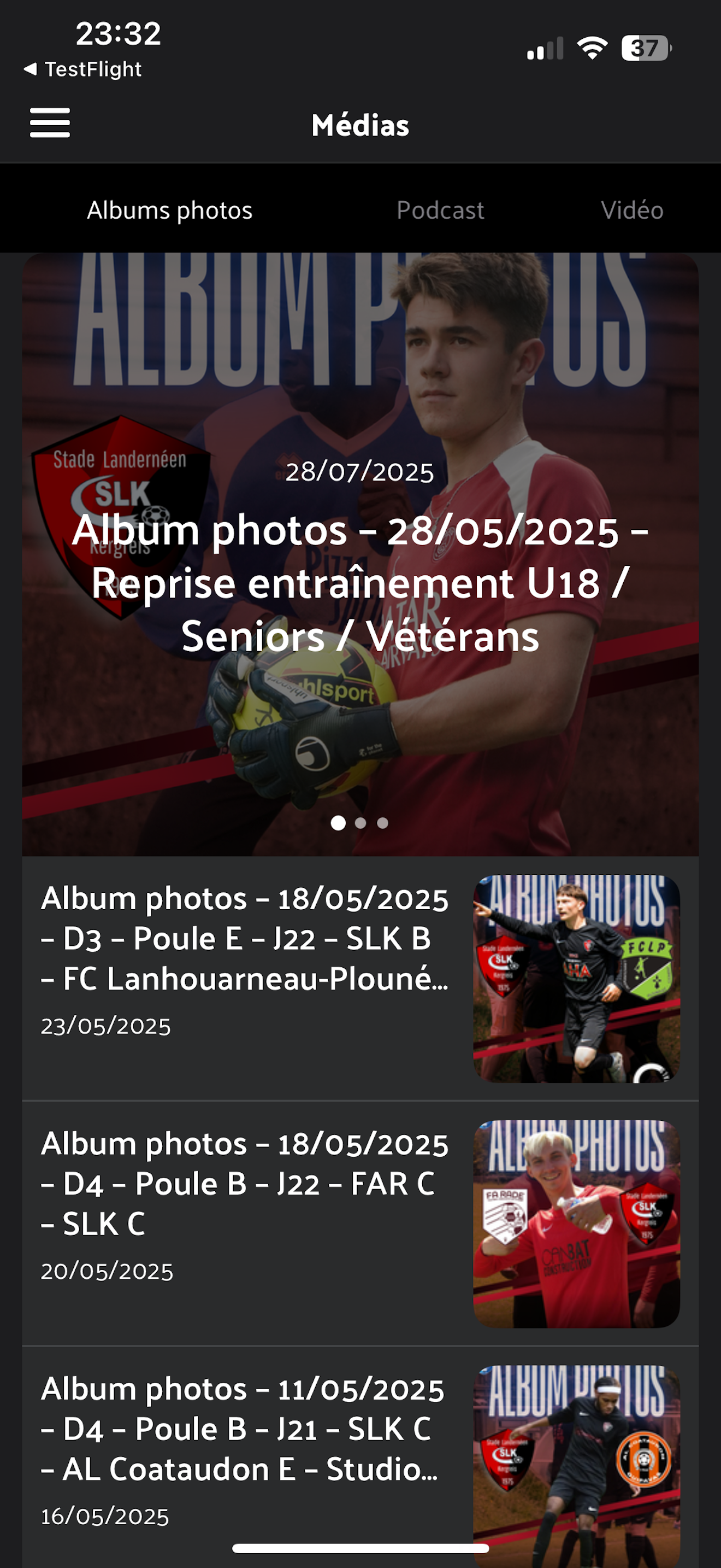 Stade Landernéen Kergreis screenshot 2