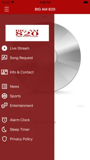 BIG AM 820 LISTEN NOW! screenshot 2
