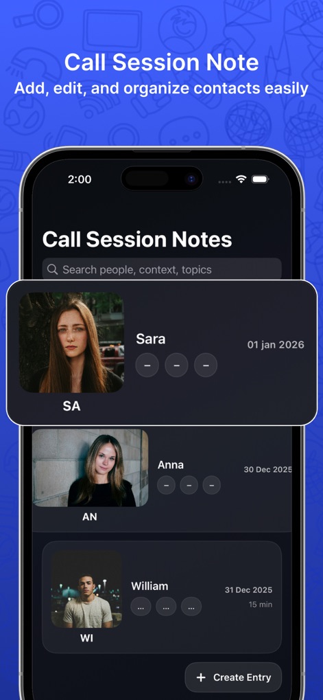 CaIl App lD Sessions - Utilities App | MWM