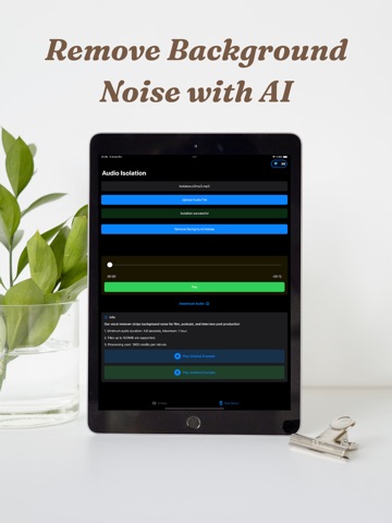 AI Voice & Song Generator iPad screenshot