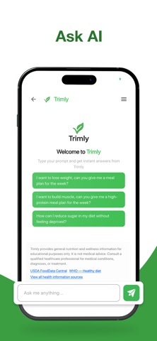 Trimly - AI Calorie Tracker screenshot