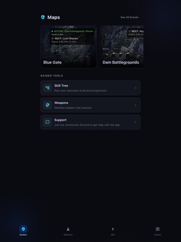Raiders Map ipad screenshot 2