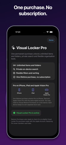 Visual Locker screenshot