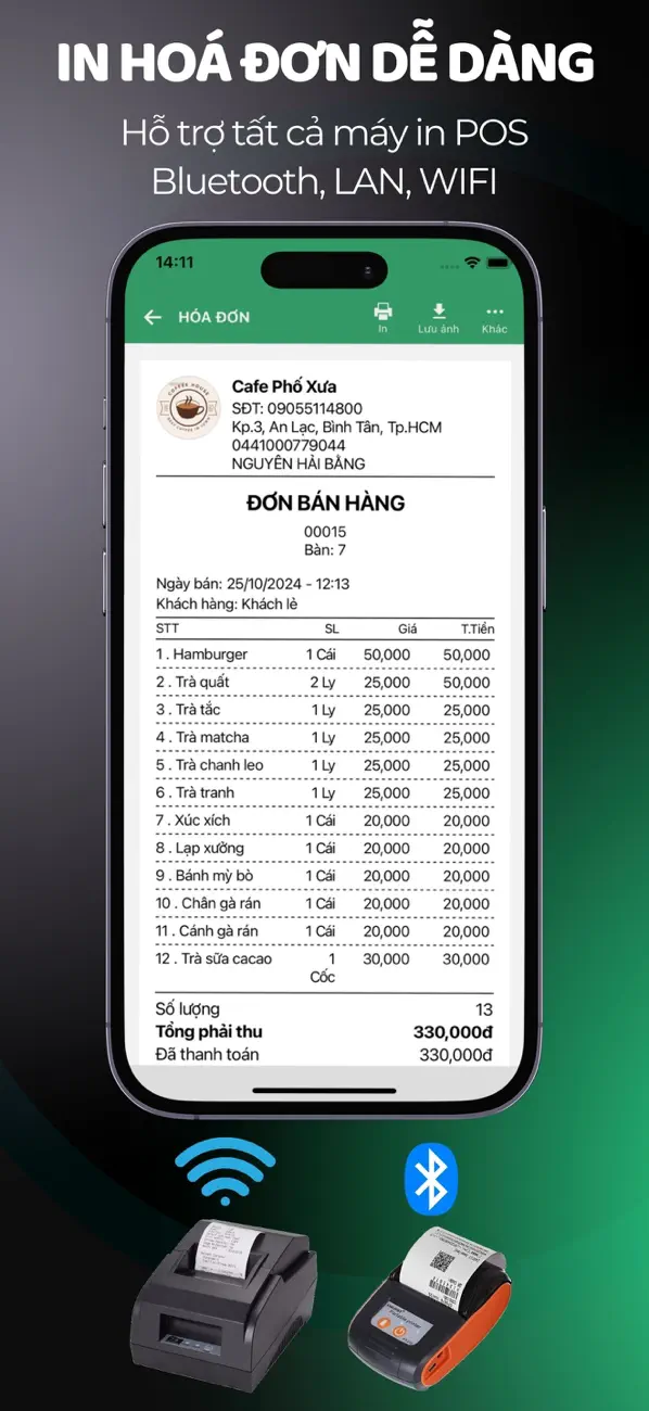 Screenshot #3 pour Quản lý bán hàng aSeller POS