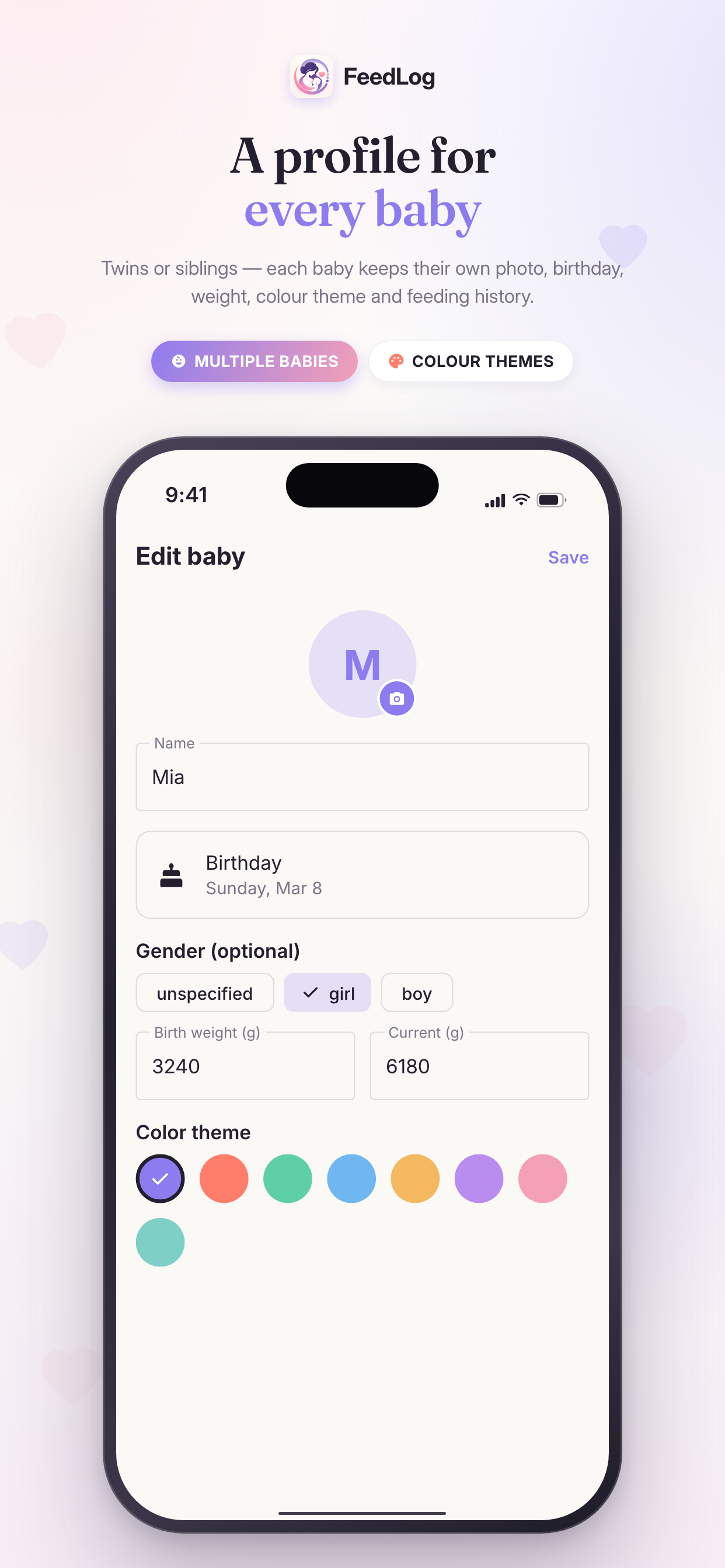 FeedLog: Baby Feeding Log screenshot 6