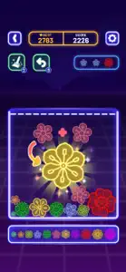 Flower Merge: Glow Blossom screenshot #3 for iPhone