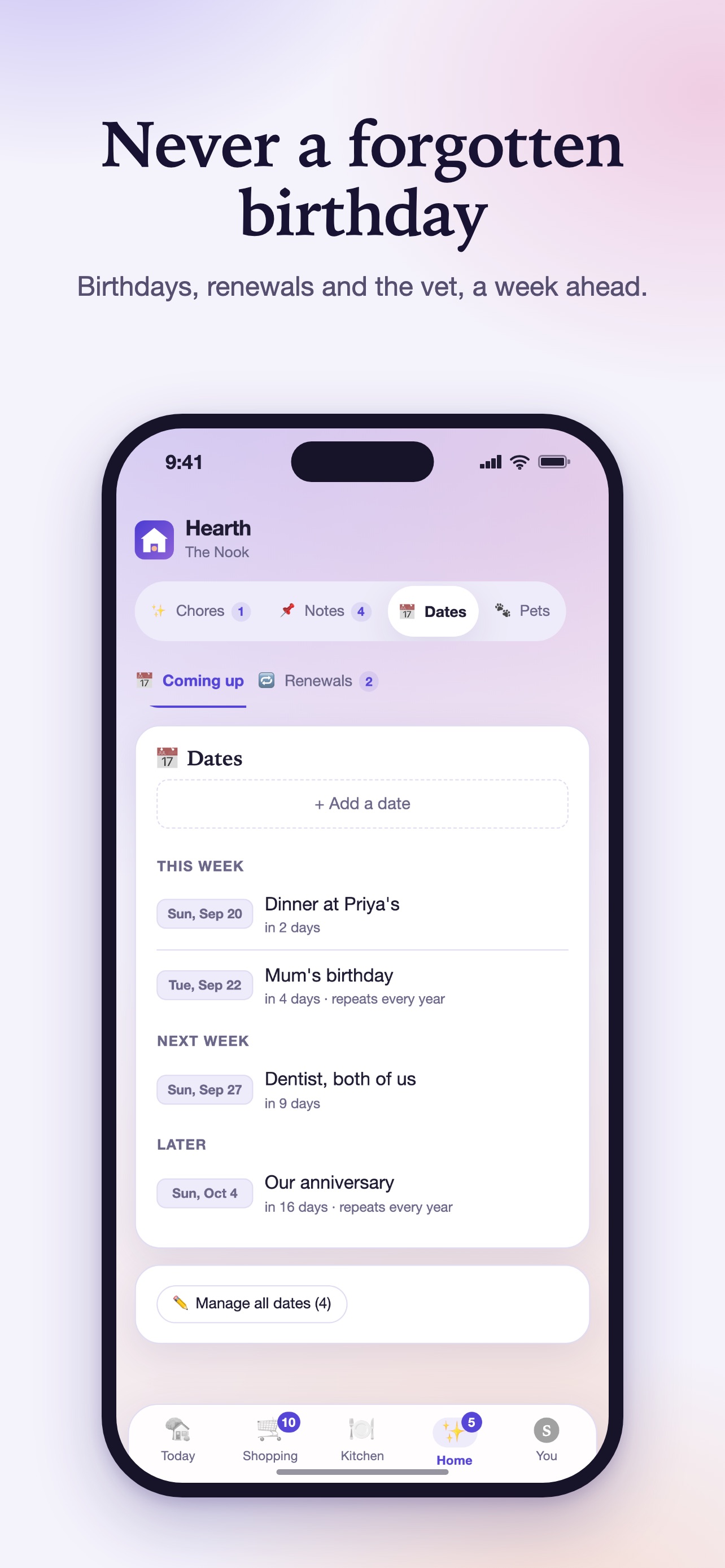 Screenshot 7 of Hearth: Household Assistant