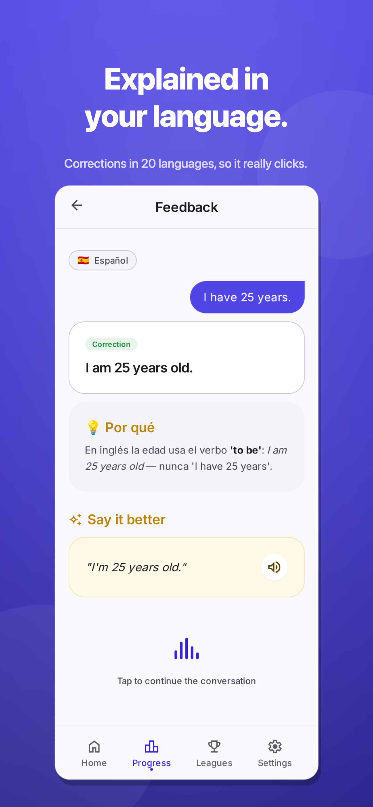 Aria: AI English Tutor screenshot 4