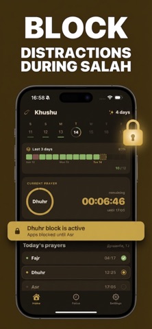 Khushu: Muslim Focus & Lock Screenshot 1 of 6