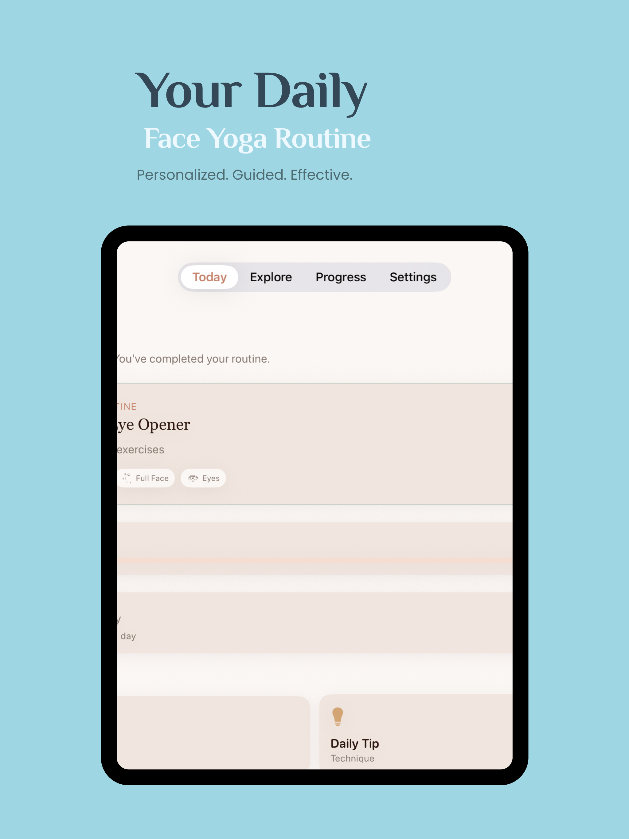 Sculpt: Face Yoga & Exercises