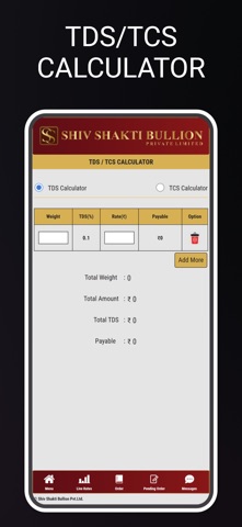 Shiv Shakti Bullion screenshot