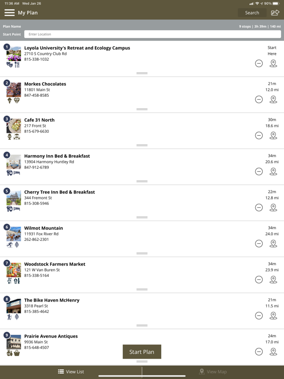 Naturally McHenry County iPad screenshot 7 - Travel app