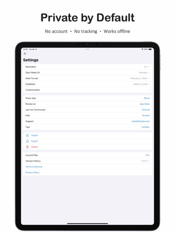 ReDo Loop: Recurring Tasks iPad screenshot
