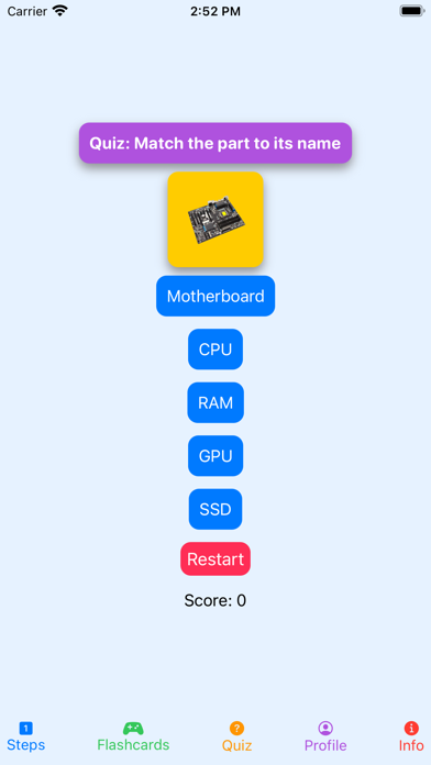 MyFirstPCBuild Screenshot