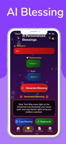 Christmas Countdown & Blessing Screenshot 2 of 4