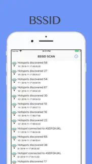 bssid scan iPhone Captures Décran 1