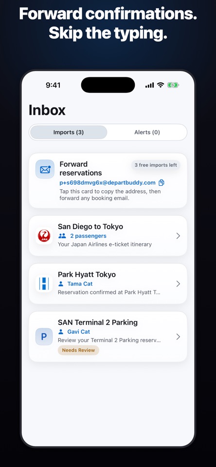 DepartBuddy: Travel Organizer screenshot 3