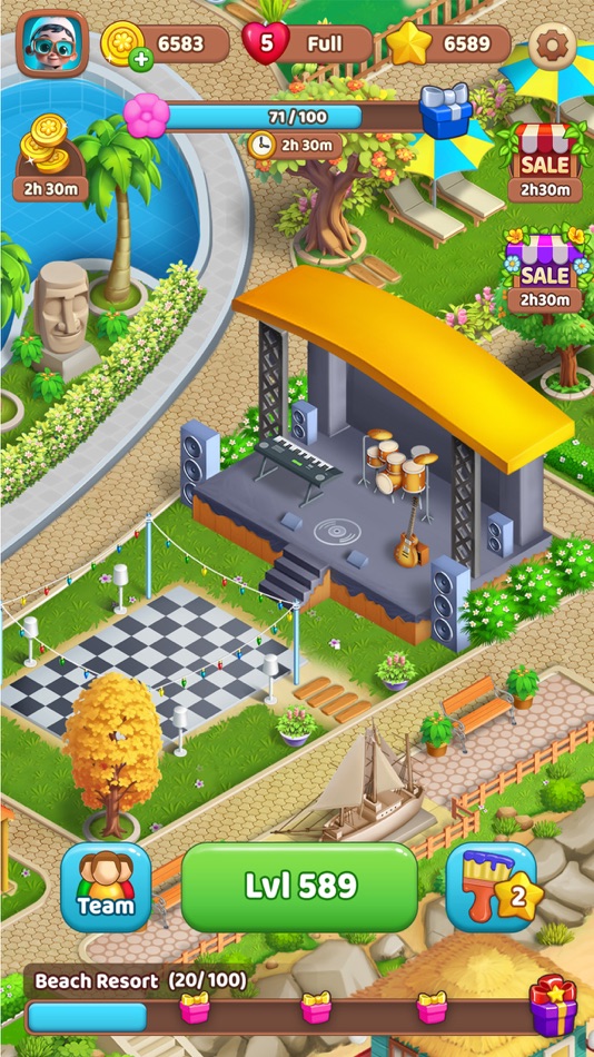 #6. Garden Design Makeover (iOS) 由: Tiny Tactics