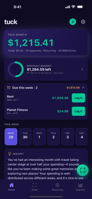 Tuck: Receipt Expense Tracker screenshot 3