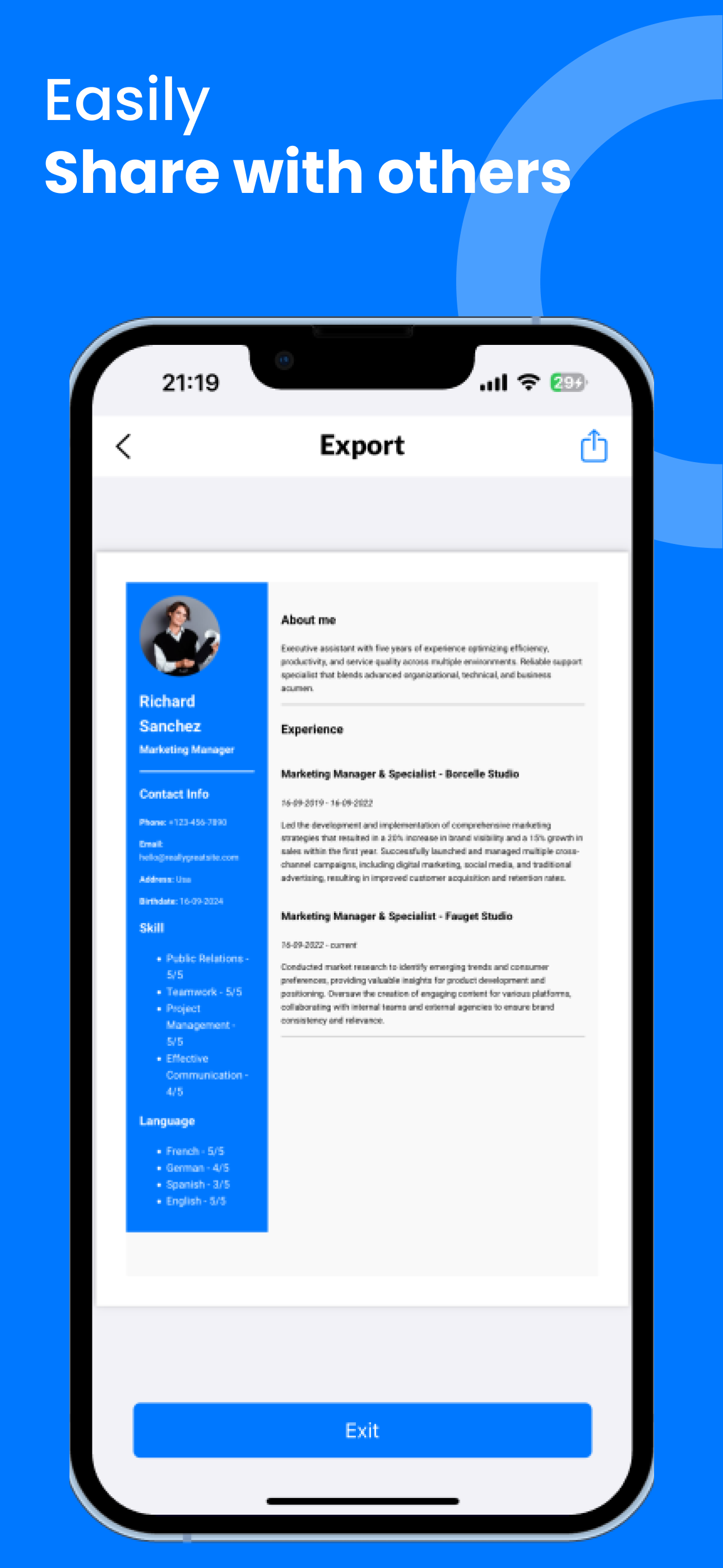 Resume Builder & CV Maker*