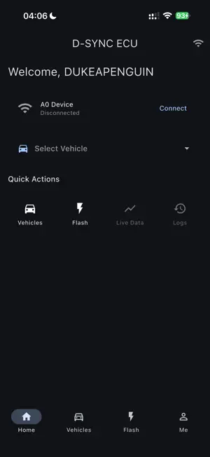 D-Sync ECU screenshot 1
