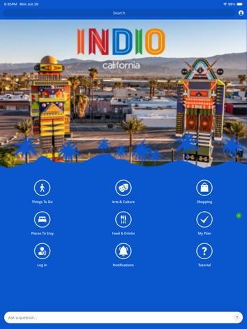 Experience Indio iPad screenshot