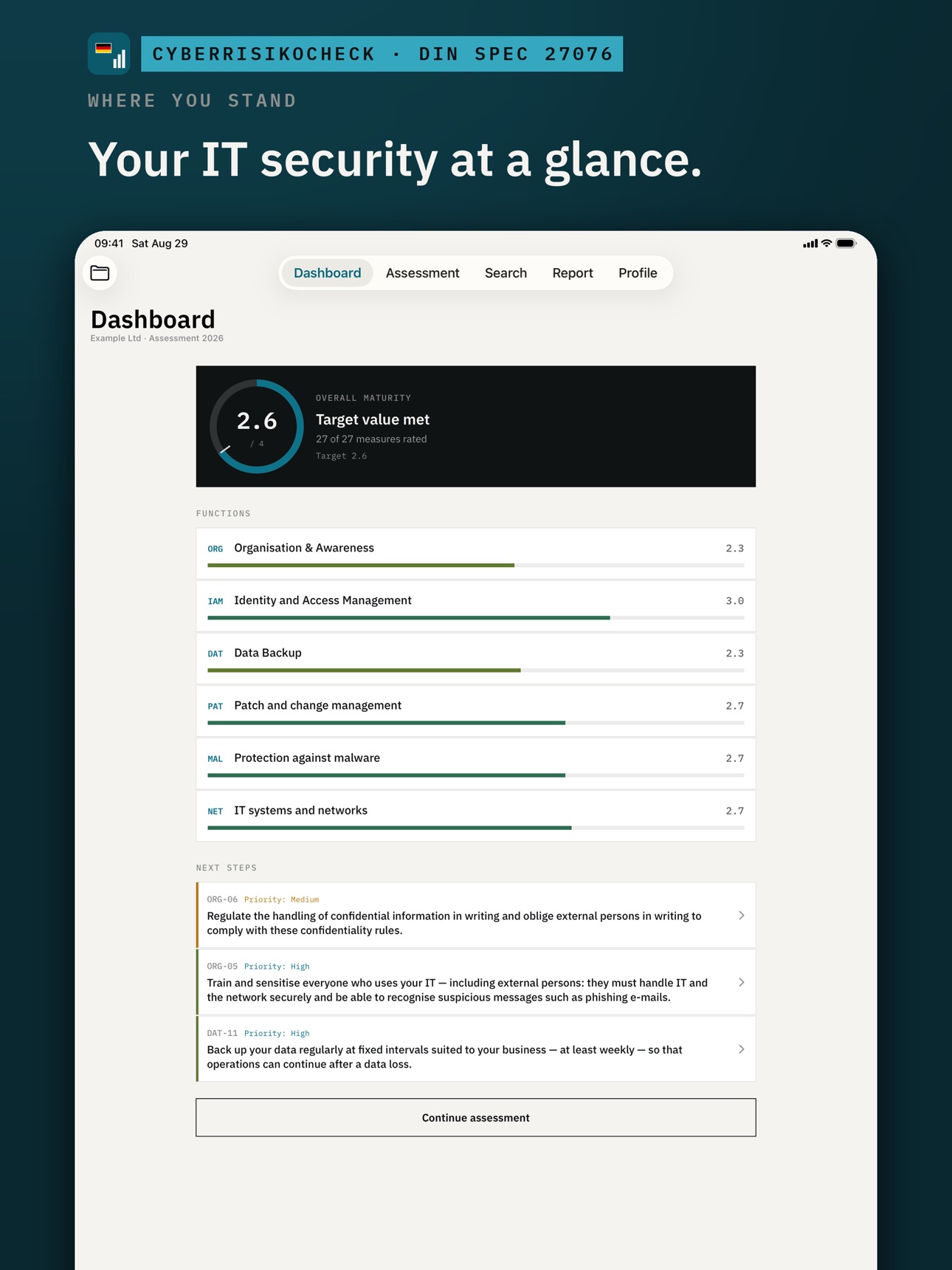 Screenshot 6 of KMU Cyber-Audit