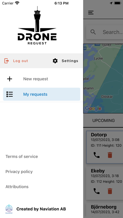 Dronerequest Screenshot