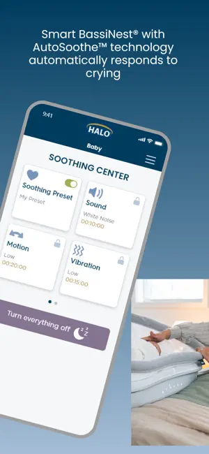 HALO BassiNest screenshot 2