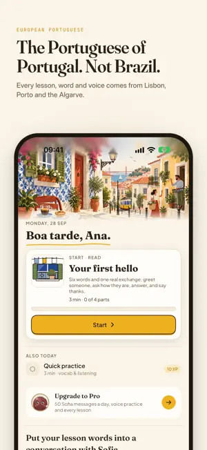 Aprender: European Portuguese screenshot 1