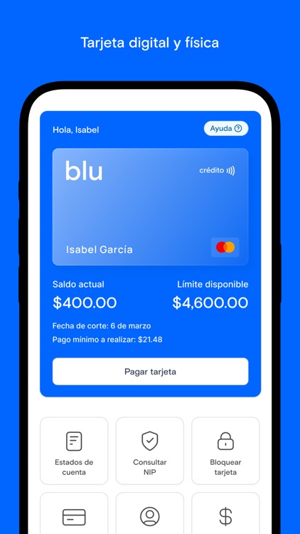 Blu: Tarjeta de Crédito screenshot-3