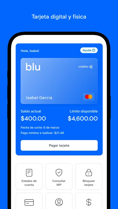 Blu: Tarjeta de Crédito screenshot 4 of 5
