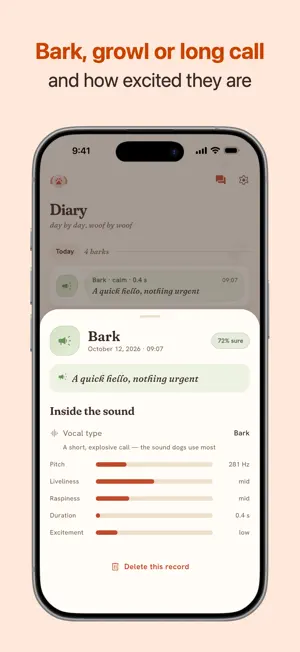 Dog Translator: Bark Diary screenshot 2