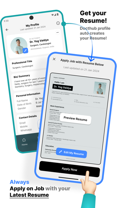 Docthub Healthcare Career App Screenshot