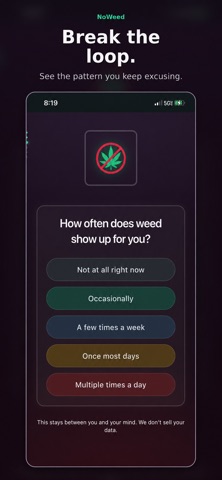 NoWeed -- Quit Weed screenshot