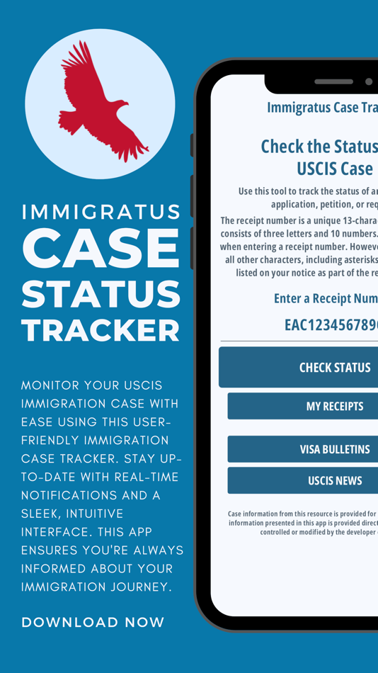 #1. Immigratus USCIS Case Status (iOS) Podle: Inmigracion Apps