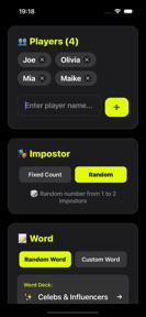 Impostor Game Undercover Party screenshot