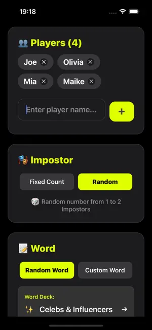 Impostor Game Undercover Party screenshot 4