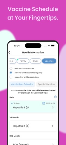 Expealth – Baby & Child Care iPhone screenshot