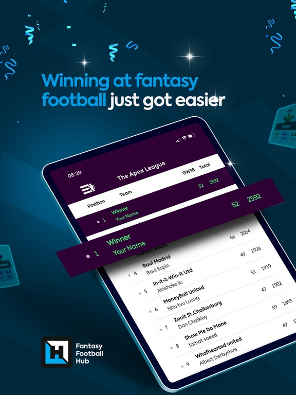 Screenshot #4 pour Fantasy Football Hub: FPL Tips