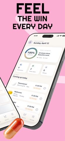 Pill Reminder - Pillzer iPhone screenshot