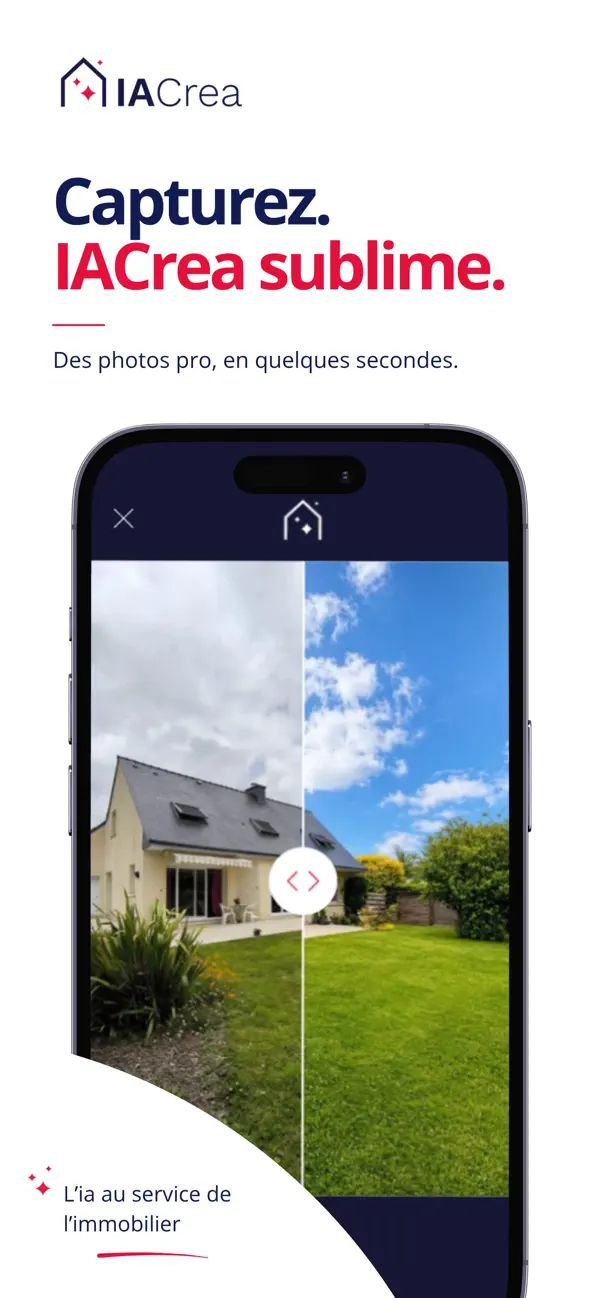 Screenshot #1 pour IACrea - Photos Immobilières
