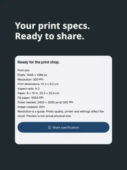 Print Size Proof screenshot 6