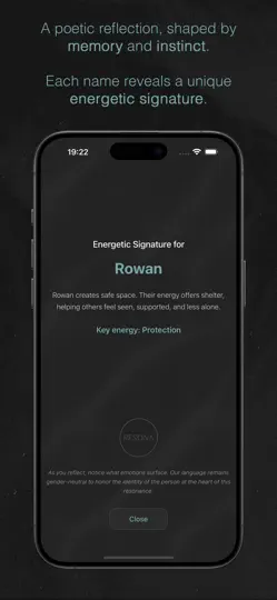 Capture d'écran de Resona sur iPhone 2