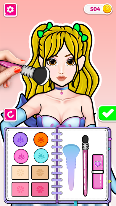 Paper Doll DIY Dress Up Games Screenshot