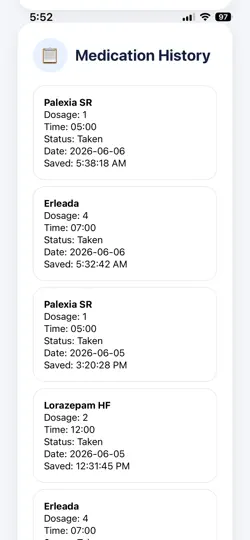 Captura de pantalla de ATS Med en iPhone 6