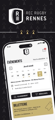 Rennes Rugby Business club iPhone screenshot