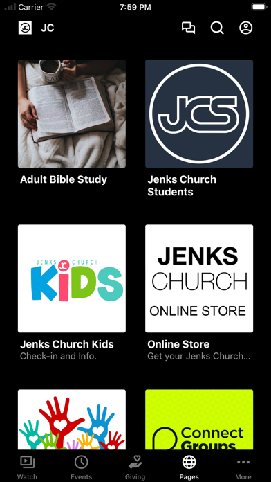 Jenks Church iPhone screenshot 3 - Education app